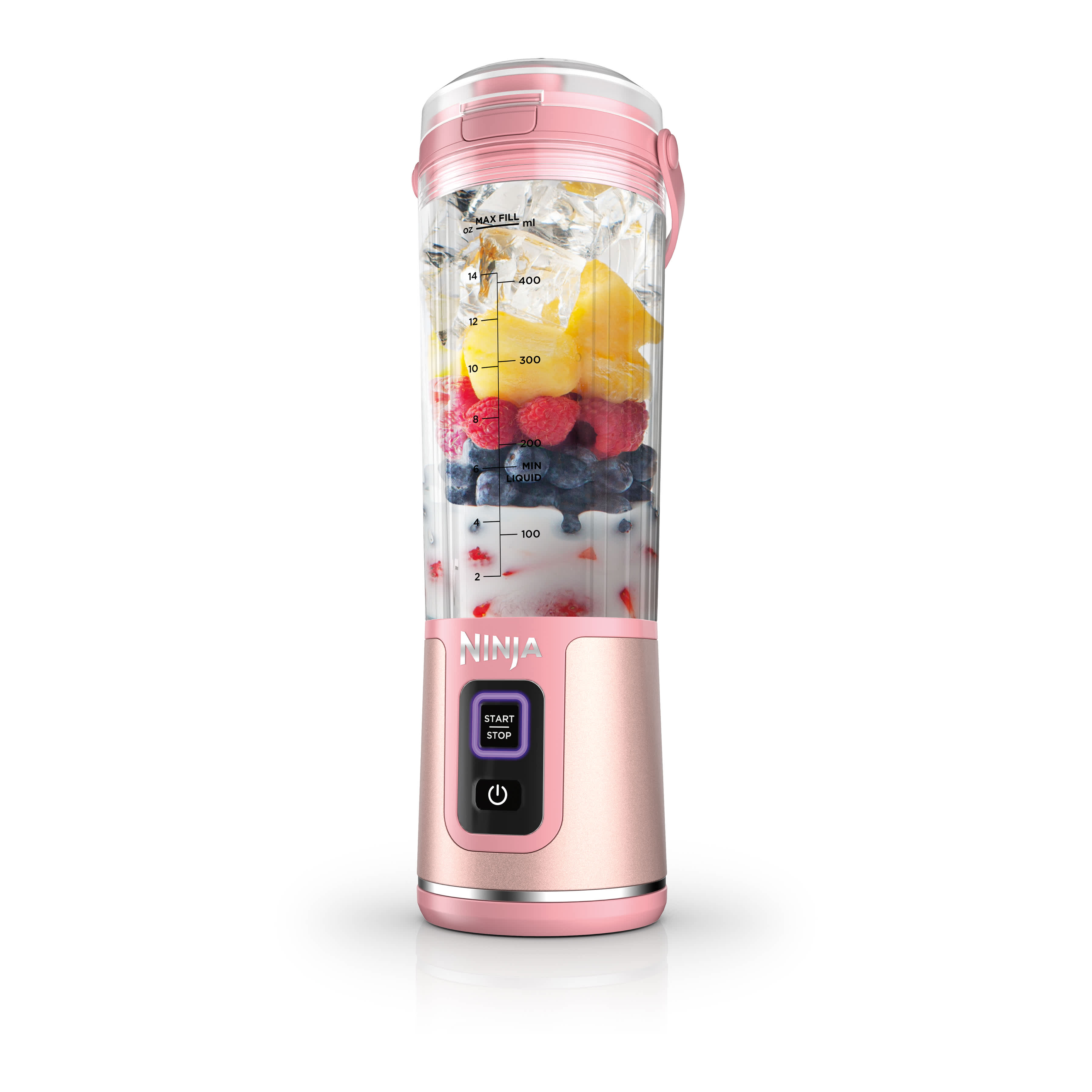 Ninja Blast Portable Blender in Tinted Pink
